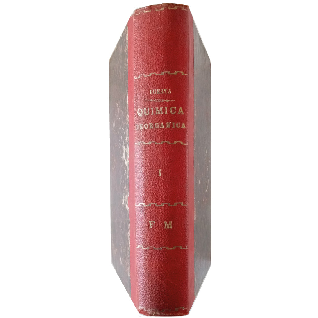 TRATADO DE QUÍMICA INORGÁNICA. Tomo I. Puerta, Gabriel de la