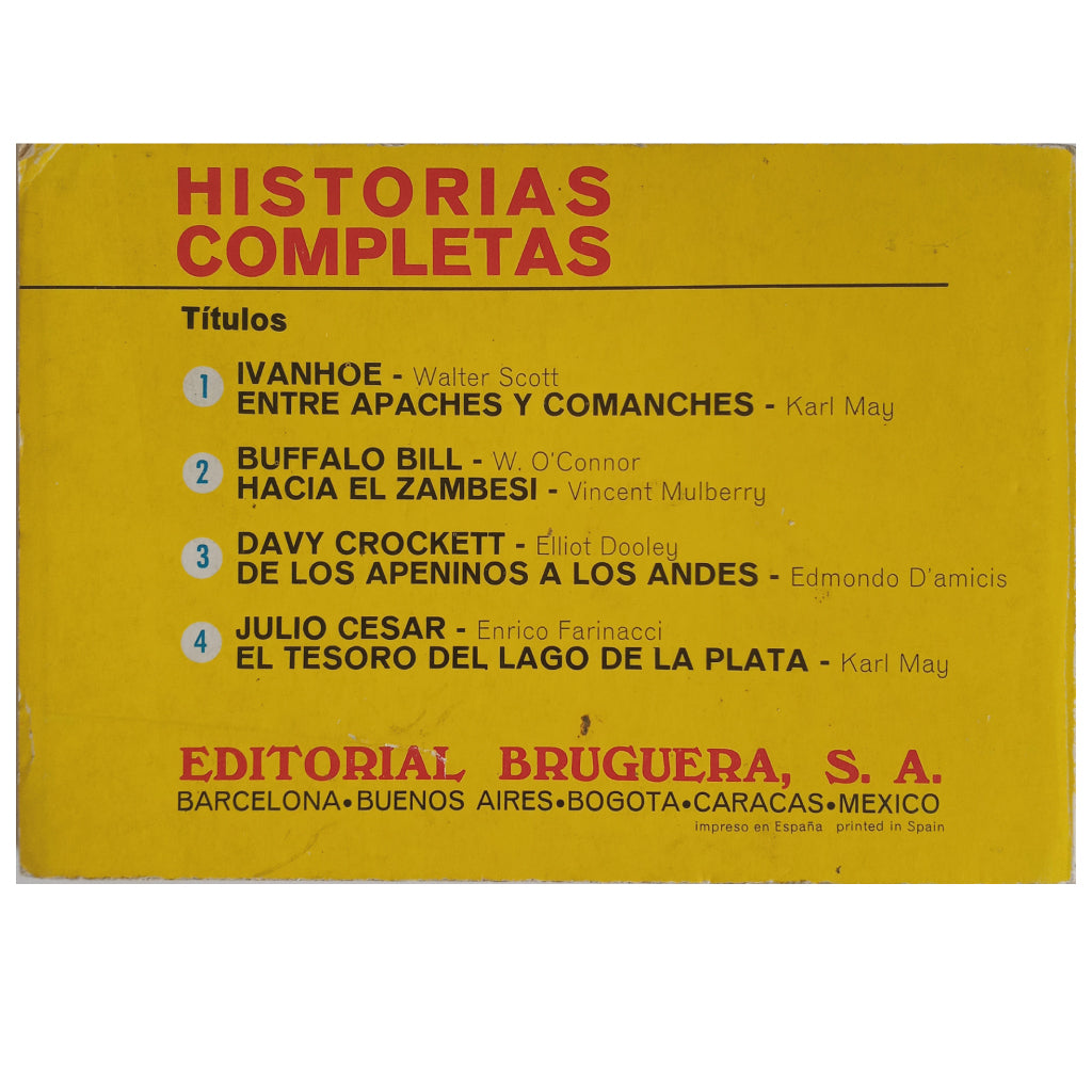 DAVY CROCKETT, DE LOS APENINOS A LOS ANDES. Dooley, Elliot