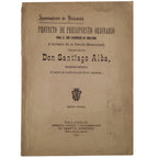 PROYECTO DE PRESUPUESTO ORDINARIO PARA EL AÑO ECONÓMICO DE 1899-1900 Y ARREGLO DE LA DEUDA MUNICIPAL