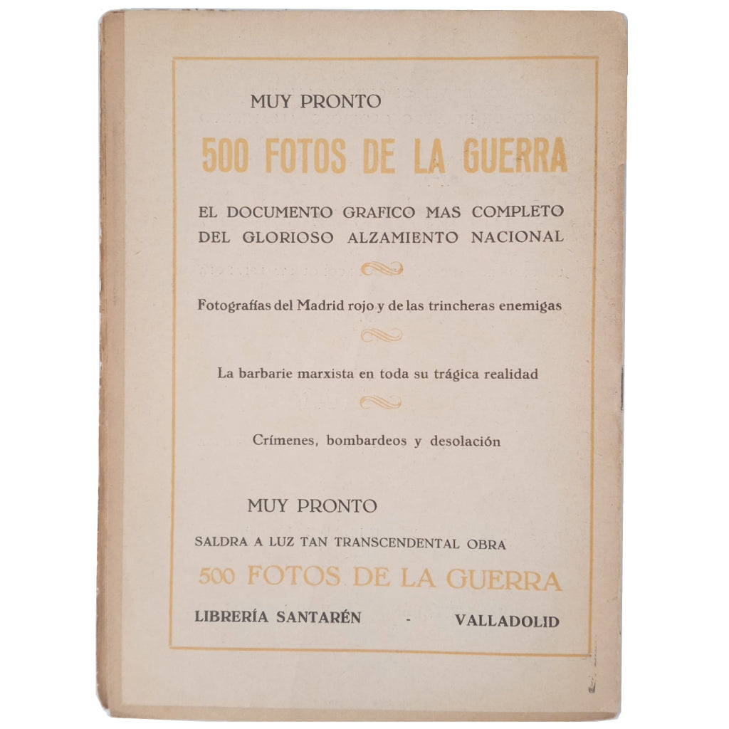 EPISODES OF THE CIVIL WAR Nº 10: RED BILBAO AND NATIONAL BILBAO. Montan, Luis