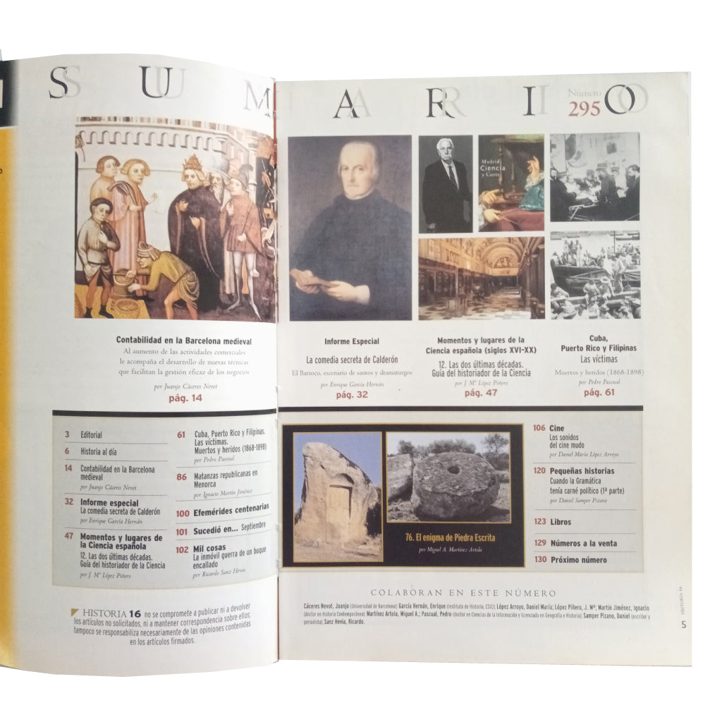 STORY 16, Nº 295: THE SECRET COMEDY OF CALDERÓN