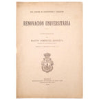 UNIVERSITY RENOVATION. Conference. Domínguez Berrueta, Martín