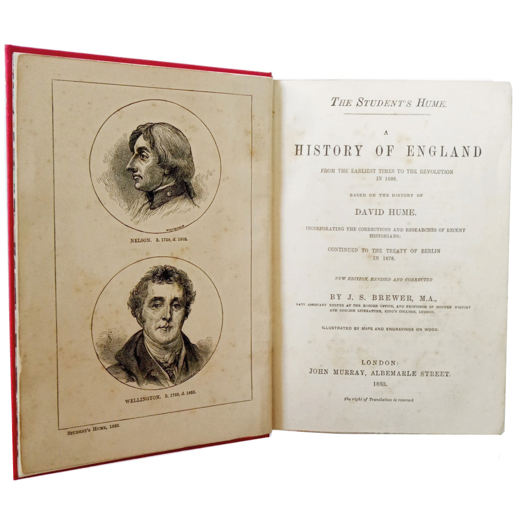 A HISTORY OF ENGLAND. Brewer, J. S.