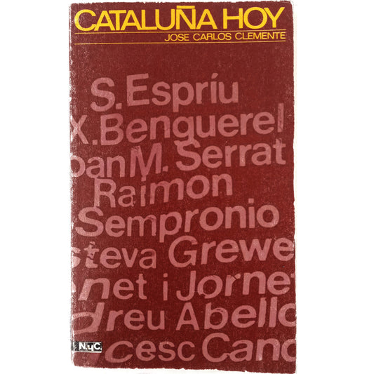 CATALUÑA HOY. Clemente, José Carlos