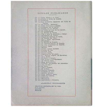 TEMAS ESPAÑOLES Nº 46: AGRICULTURA Y COMERCIO EXTERIOR. Vega Rodríguez, Mario De La