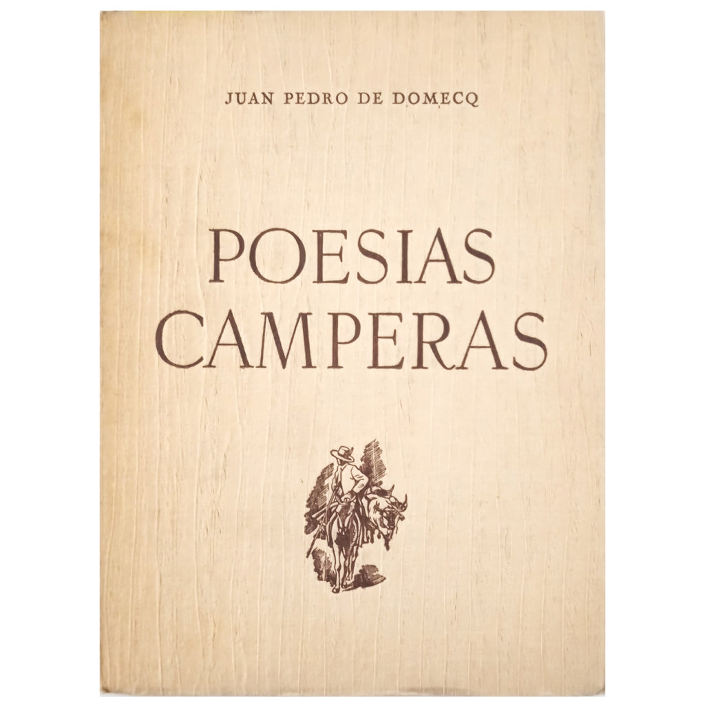 COUNTRY POETRY. Domecq, Juan Pedro de (Dedicated)