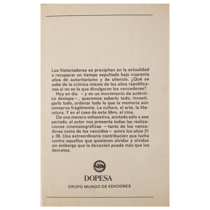 EL CINE REPUBLICANO ESPAÑOL (1931-1939). Caparrós Lera, José María