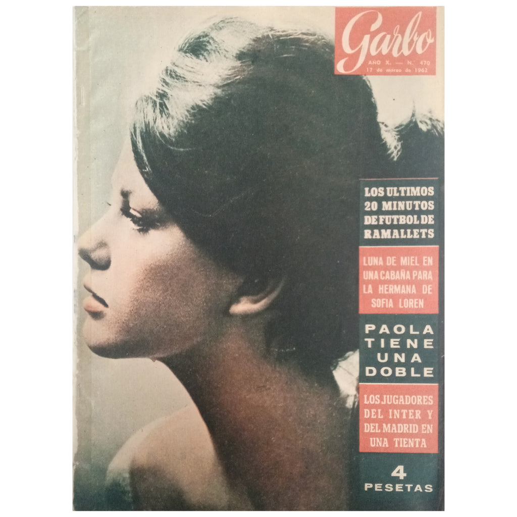 GARBO Nº 470. Año X. 17 de marzo de 1962