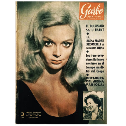 GARBO Nº 455. Year IX. December 2, 1961