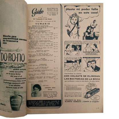 GARBO Nº 439. Year IX. August 12, 1961