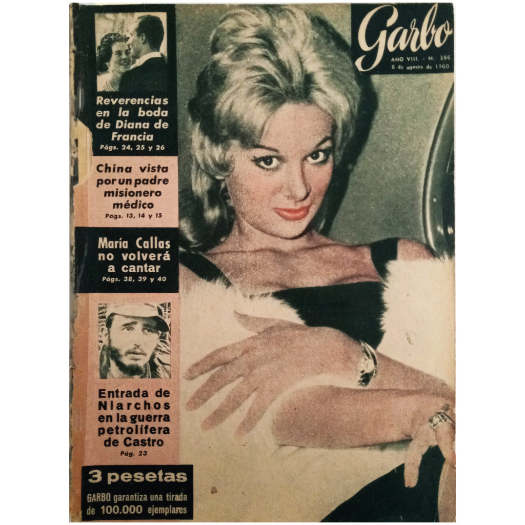 GARBO Nº 386. Year VIII. August 6, 1960