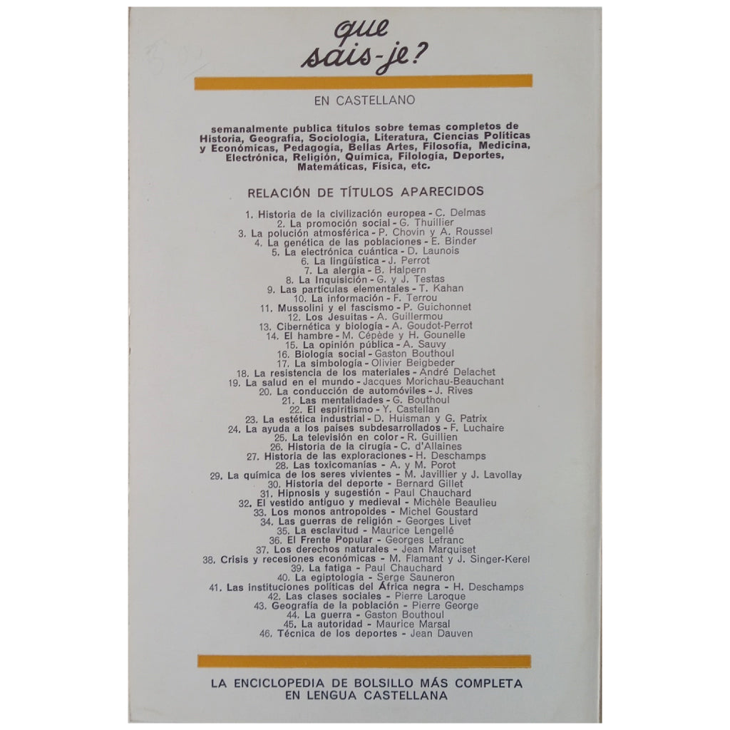 SPORTS TECHNIQUE. Dauven, Jean