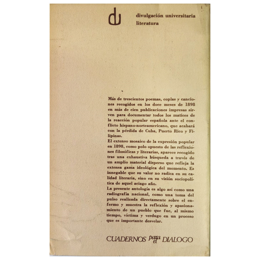 SONGBOOK OF 98. García Barrón, Carlos