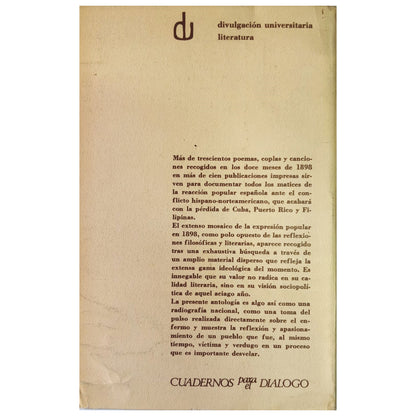 SONGBOOK OF 98. García Barrón, Carlos