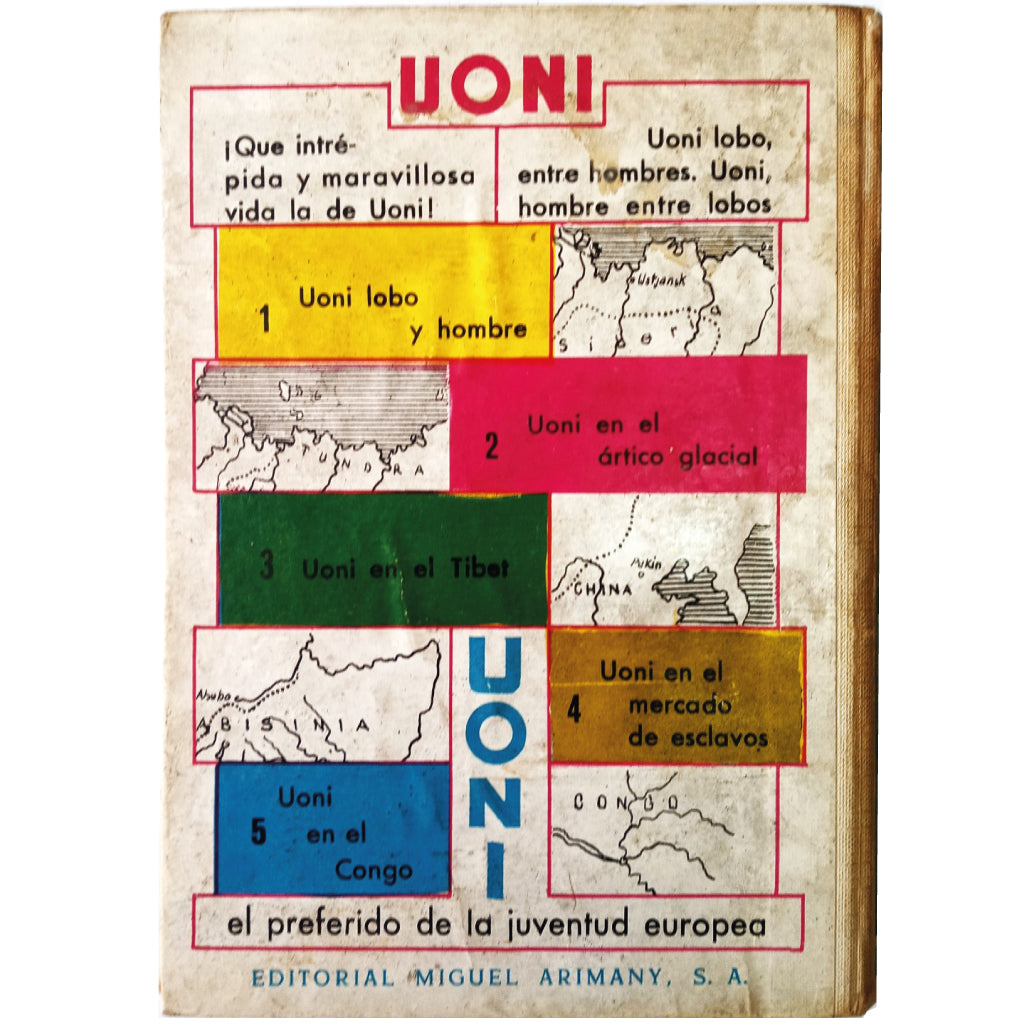 UONI. Wolf and man. Wied, Leo