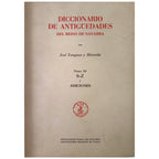 DICCIONARIO DE ANTIGUEDADES DEL REINO DE NAVARRA. Tomo I, II y III. Yanguas y Miranda, José