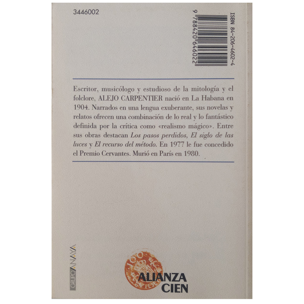 GUERRA DEL TIEMPO. Carpentier, Alejo