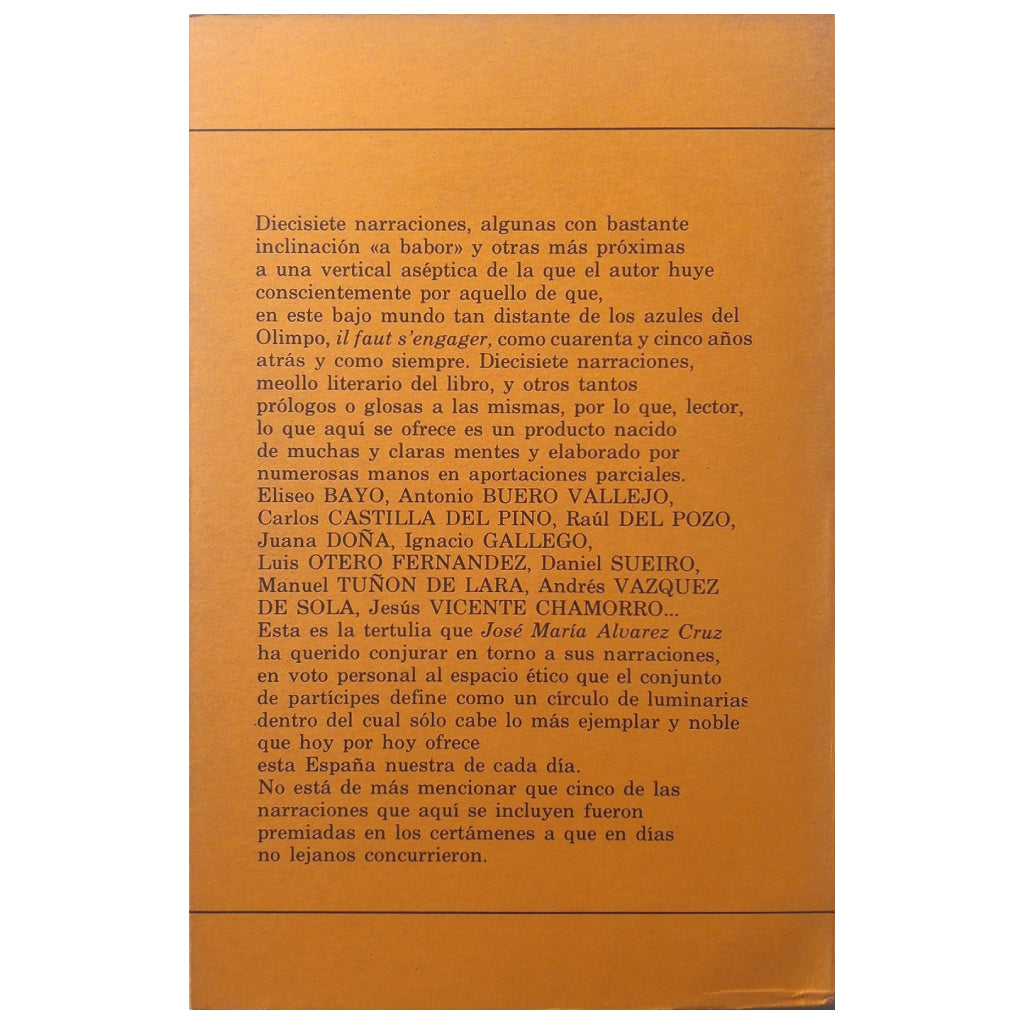 SONETO EN PROSAS ESCORADAS A BABOR. Álvarez Cruz, José María