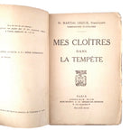 MONTH CLOITRES DANS LA TEMPETE. Lekeux, Fr. Martial