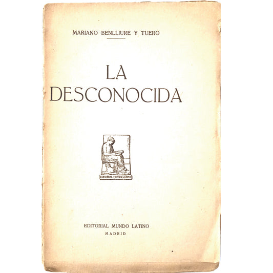 LA DESCONOCIDA. Benlliure y Tuero, Mariano