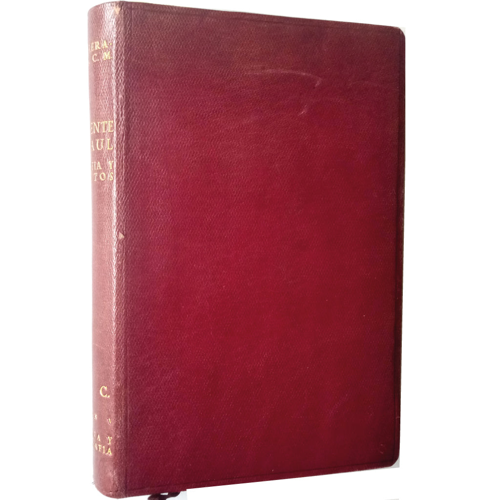 SAN VICENTE PAUL. Biografía y selección de escritos. Herrera, José/ Pardo, Veremundo (Dedicado)