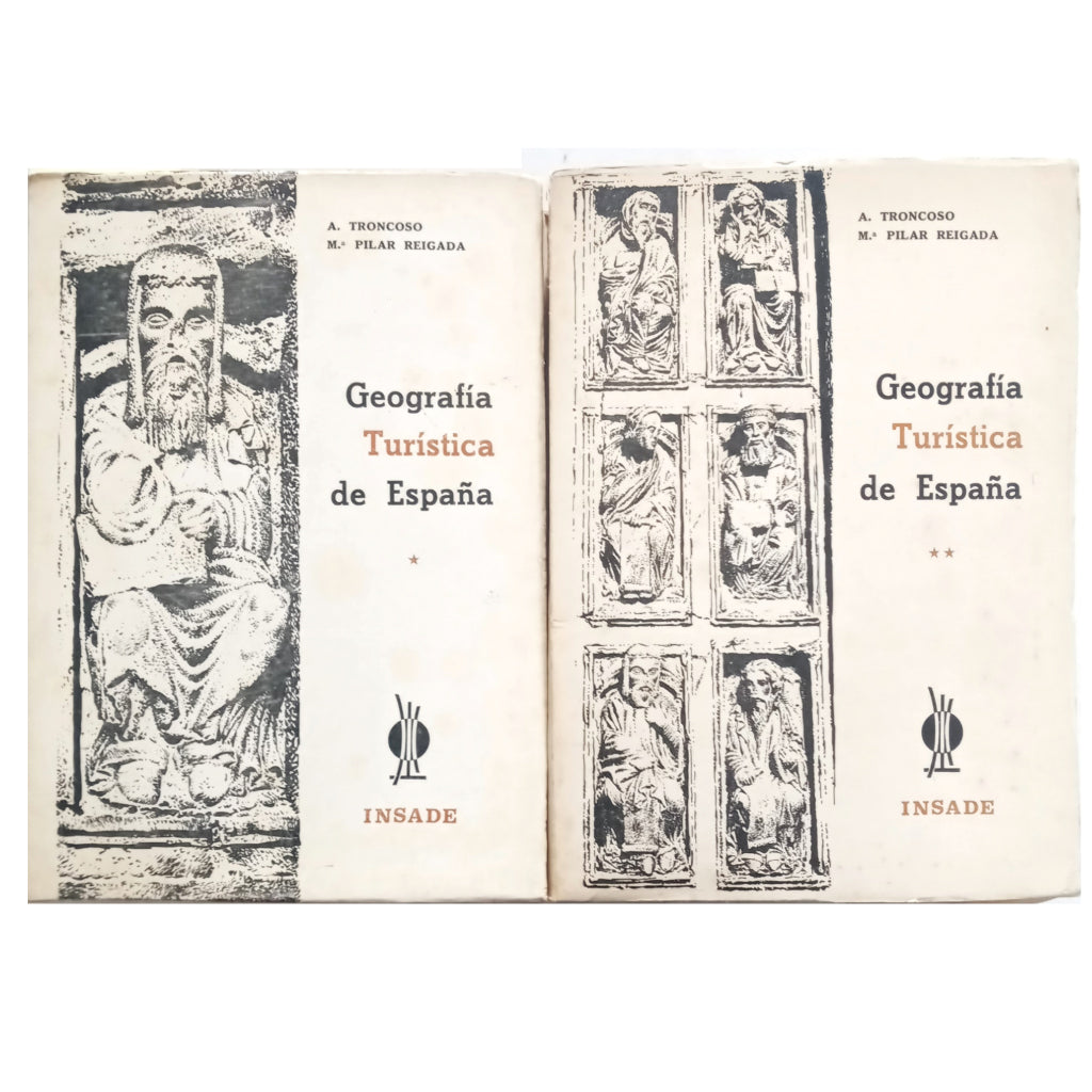 GEOGRAFÍA TURÍSTICA DE ESPAÑA. Volumen I y II. Troncoso, A. / Reigada, María Pilar