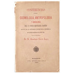 CONFERENCIAS SOBRE COSMOLOGÍA, ANTROPOLOGÍA Y SOCIOLOGÍA. García López, Anastasio