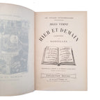 HIER ET DEMAIN. Contes et Nouvelles. Verne, Jules