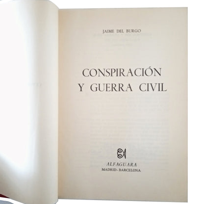 CONSPIRACY AND CIVIL WAR. Burgo, Jaime del