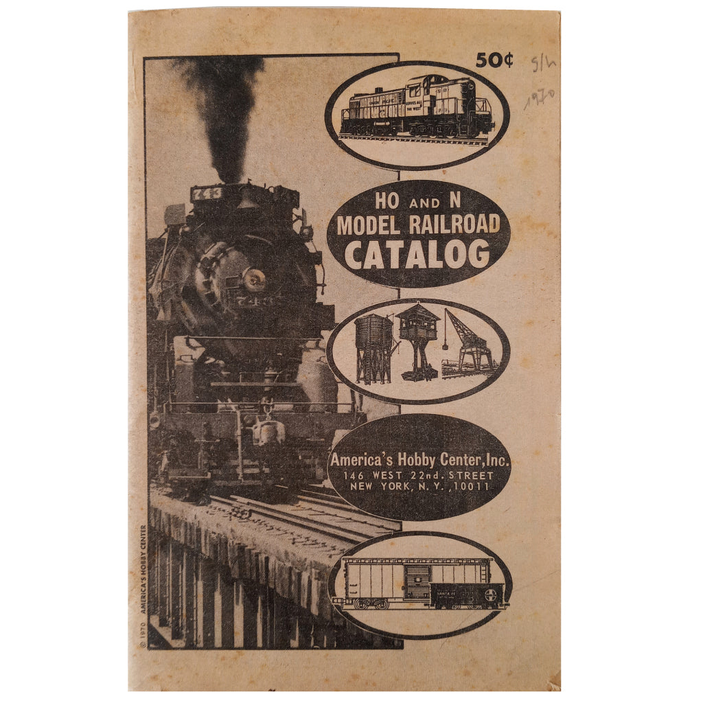 HO AND N MODEL RAILROAD CATALOG