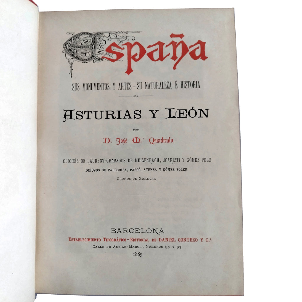 ASTURIAS Y LEÓN. Quadrado, José María
