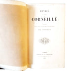 OEUVRES DE PIERRE CORNEILLE PRÉCÉDÉES D´UNE NOTICE SUR SA VIE ET SES OUVRAGES PAR FONTENELLE