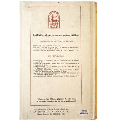 AÑO CRISTIANO. Tomo I: Enero- Marzo. Echevarría, Lamberto de/ Llorca, Bernardino