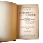 LOS ORÍGENES DEL CRISTIANISMO I: LA VIDA DE NUESTRO SEÑOR JESUCRISTO. Volumen primero. Monseñor Le Camus