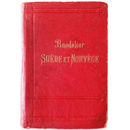 SUEDE ET NORVEGE. Baedeker, Karl