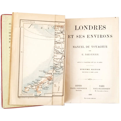 LONDON ET SES ENVIRONS. Manuel du voyageur Baedeker, Karl