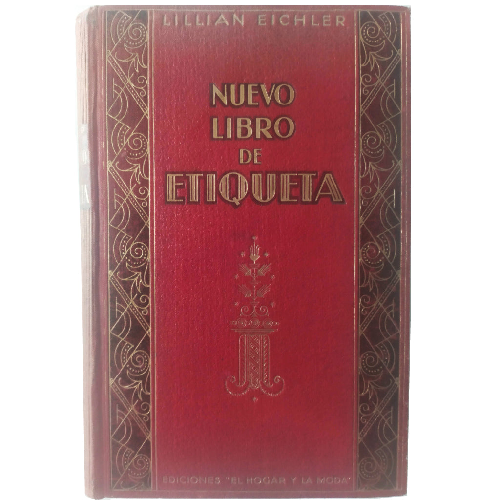 NUEVO LIBRO DE ETIQUETA. Eichler, Lillian