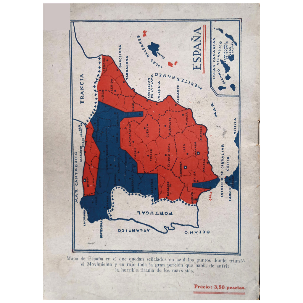 OFFICIAL PARTIES OF NATIONAL AND RED WAR. JULY 1936. Gutiérrez-Ravé, José (Compilation and comments)