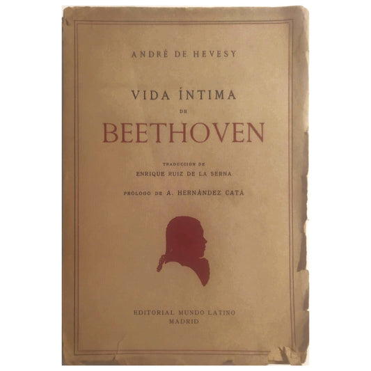 INTIMATE LIFE OF BEETHOVEN. Hevesy, André de