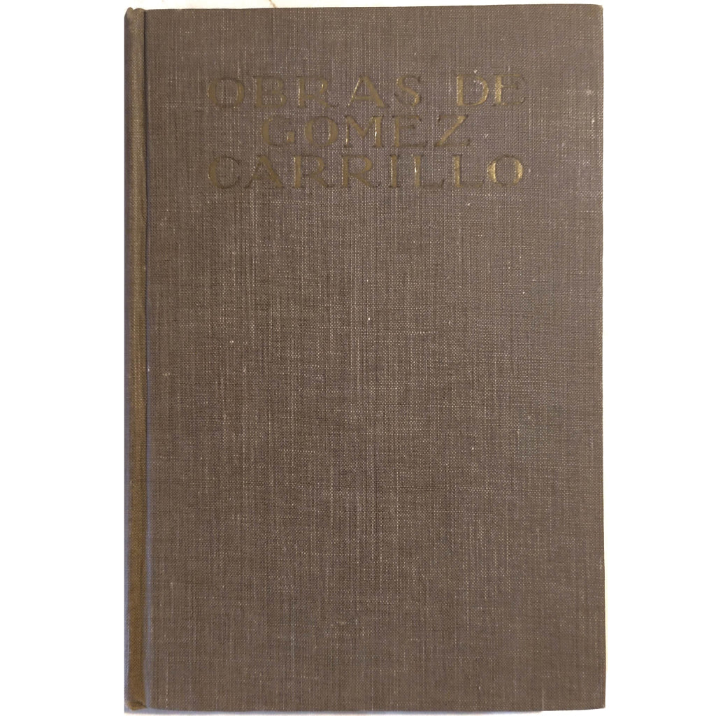 FIRST COSMOPOLITAN STUDIES. Gómez Carrillo, E.